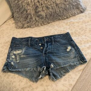 Abercrombie and Fitch denim cut off shorts